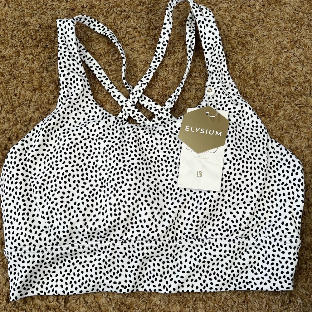 Buffbunny Rosa Sports Bra V2. Large. White bossy. Brand new with tags